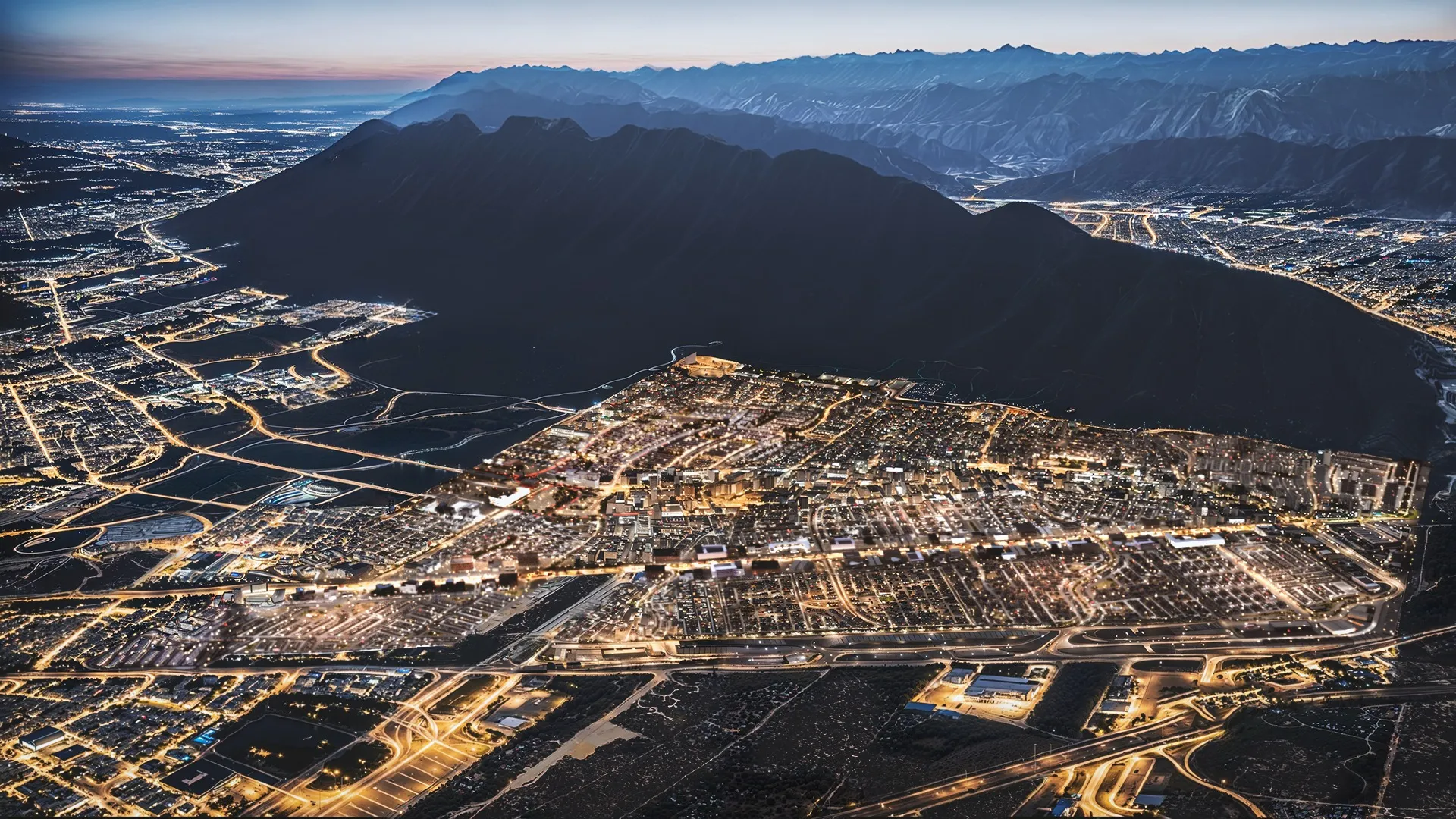 Vista aérea de desarrollo Dominio Cumbres
